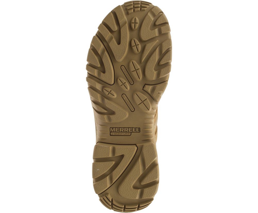 Merrell Støvler Dame - Strongfield Tactical 6\" Waterproof - Khaki - IKH304281